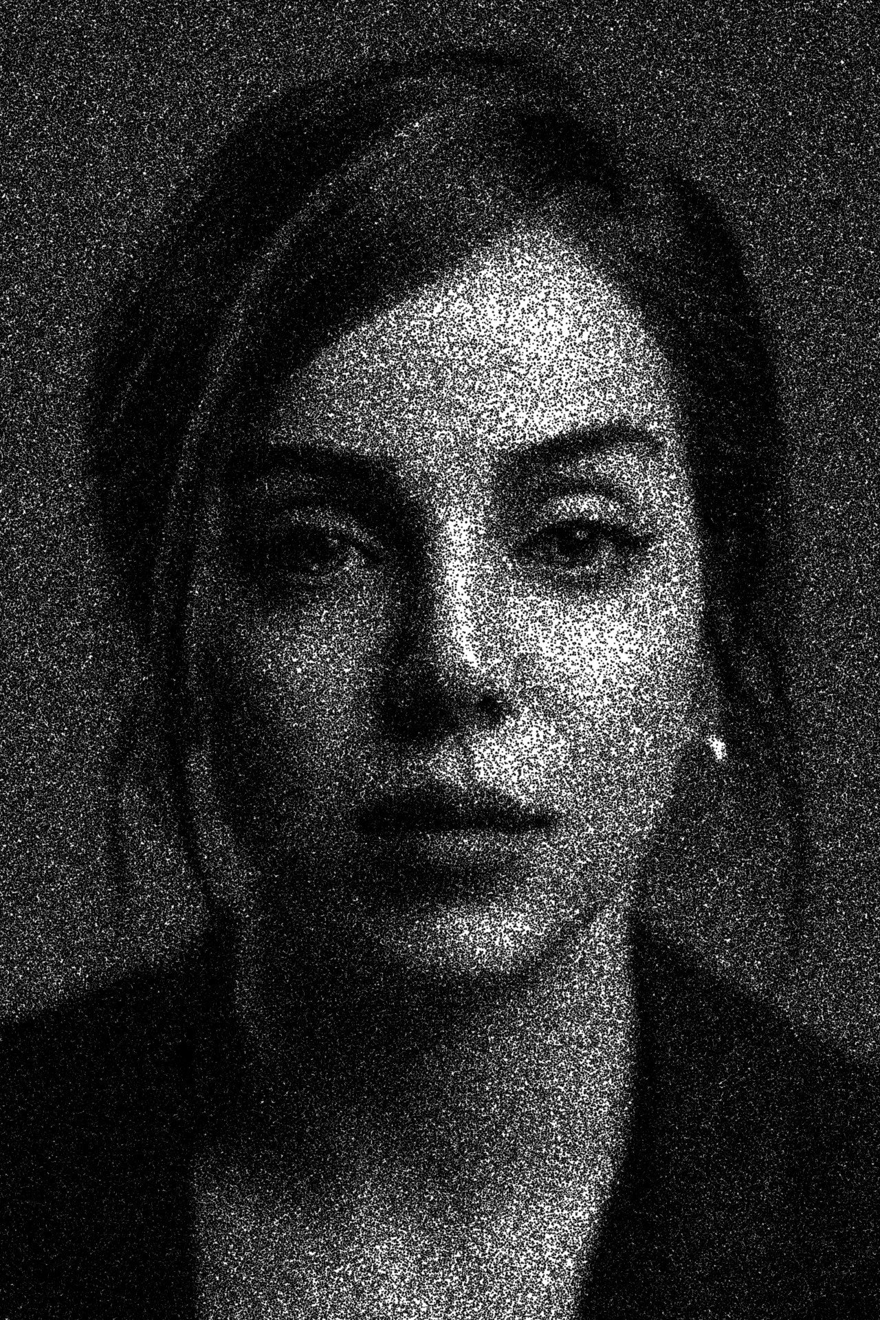 Halftone: Stipple density monochrome