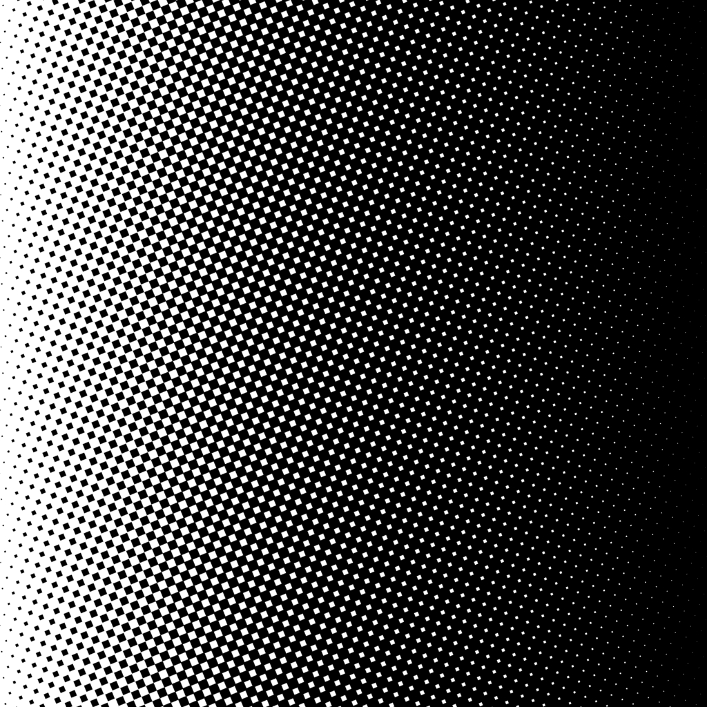Halftone: Gradient test: Dot screen: Square closed shadows