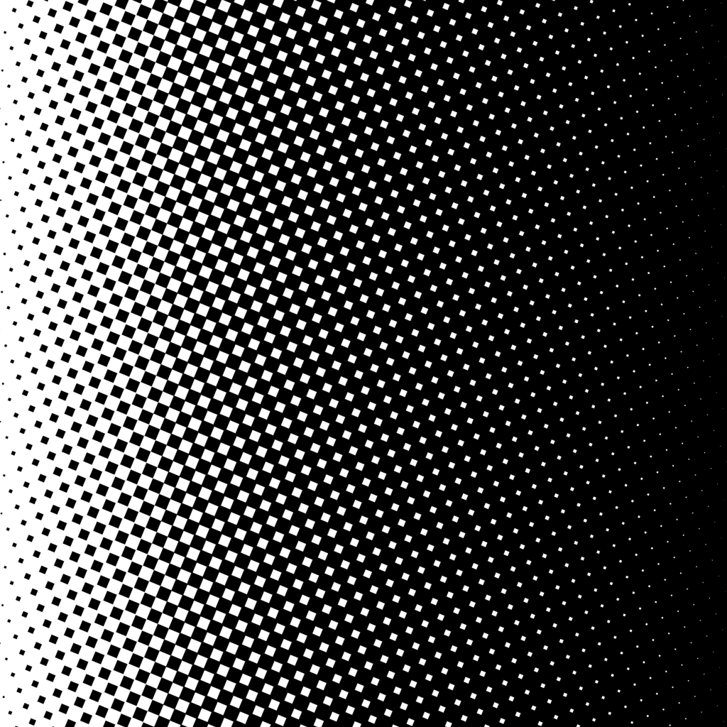 Halftone: Gradient test: Dot screen: Diamond