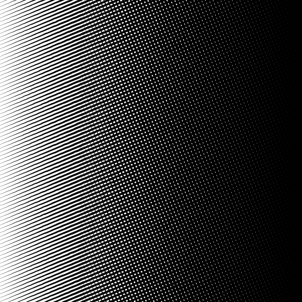 Halftone: Gradient test: Crosshatch