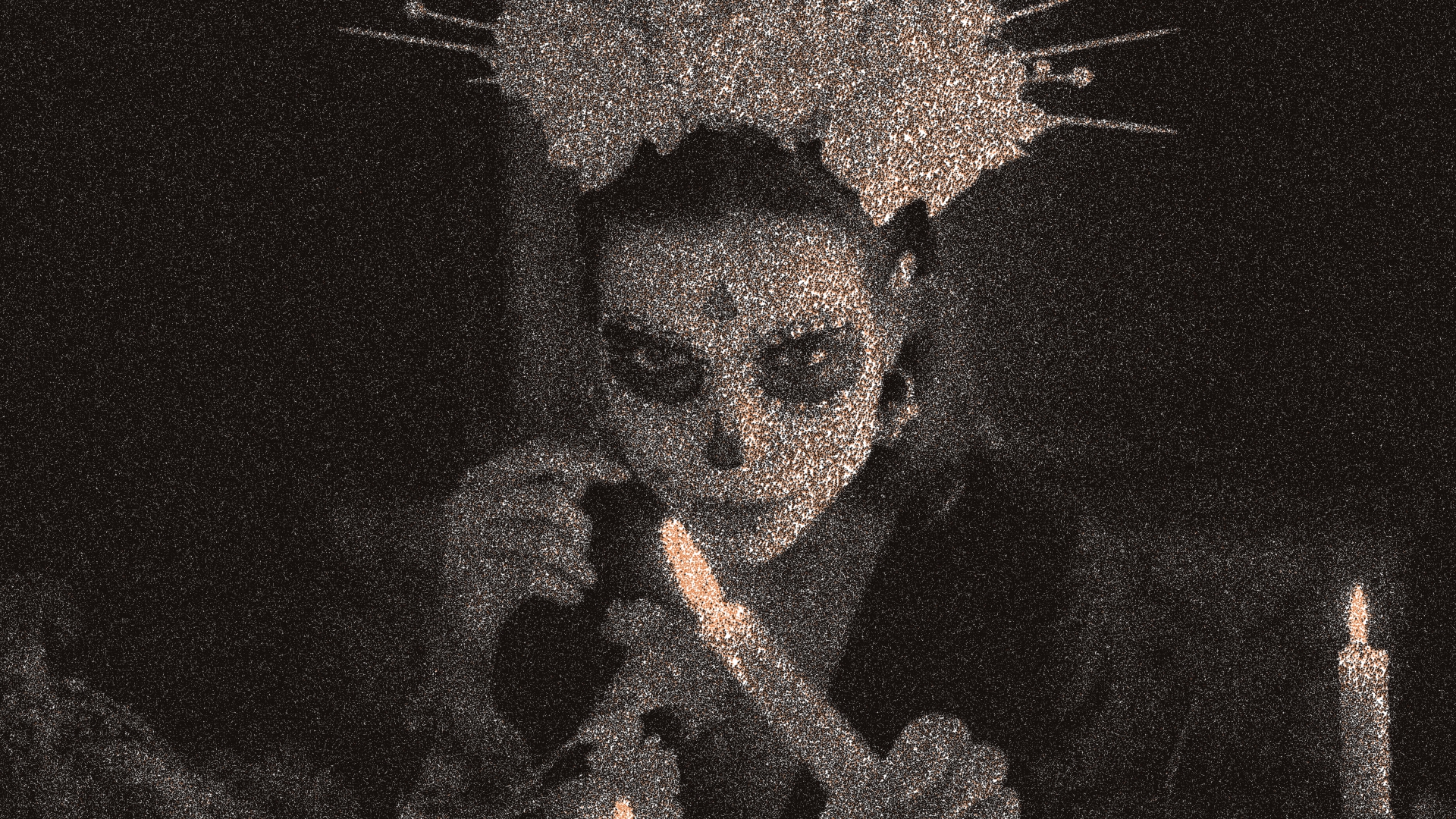 Halftone: Stipple: Duotone